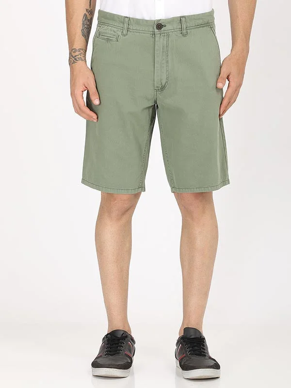 Men's High-Waisted Pants for a Retro StyleMen Solid Cotton Shorts