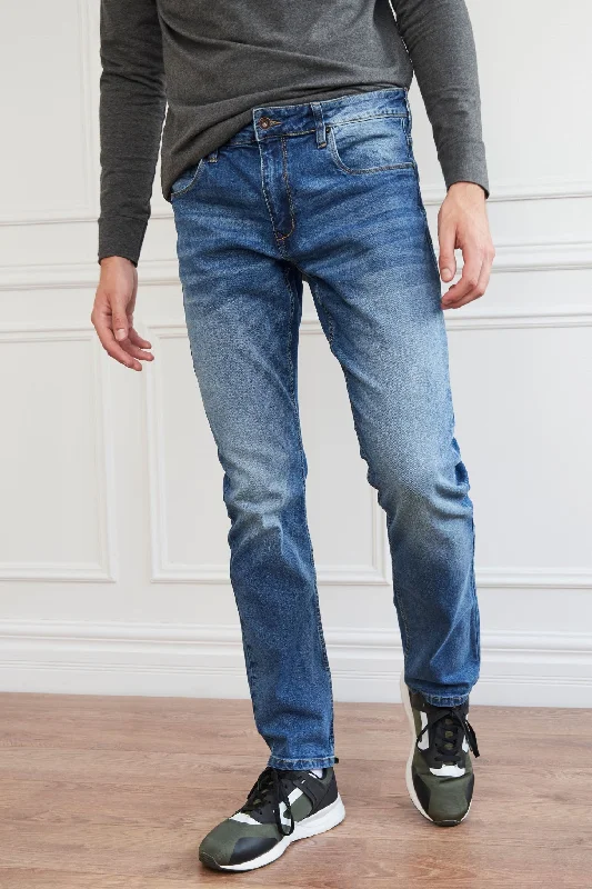 Elegant Men's JeansJeans à coupe régulière - Homme