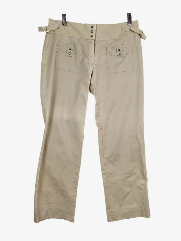 Baggy Cargo Men's JeansLisa Ho Parchment Ottoman Pants Size 12