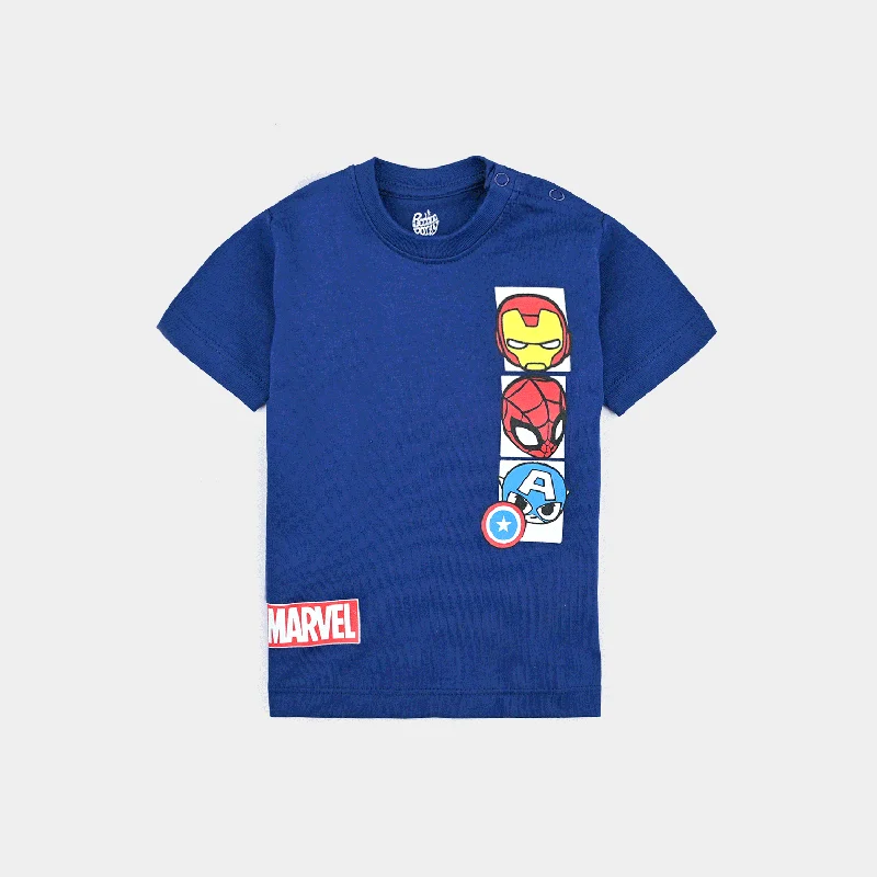Men's Shirts with Patch PocketsInfant Boys Cotton Jersey T-Shirt-Navy Blue