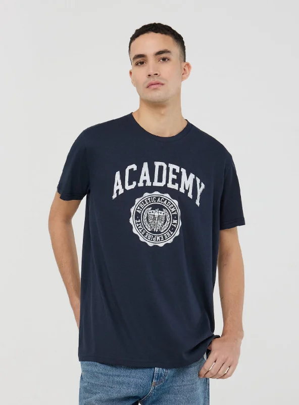 Men's Shirts with Contrast StitchingMan Short-sleeved T-shirt