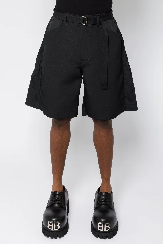 Men's Pants with Contrast WaistbandsSacai Matelasse Twill Mix Shorts