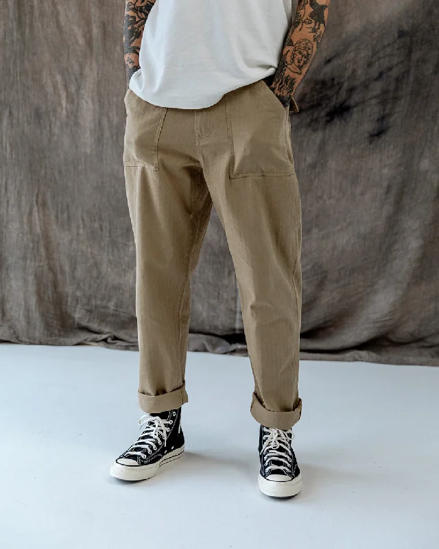 Men's Pants with Adjustable Waistbands304 Service Fatigue Pants - Sand