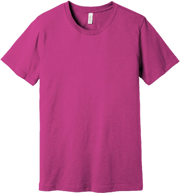 Men's Shirts with Contrast StitchingBELLA+CANVAS Unisex Jersey Short Sleeve Tee - Berry Men's Shirts with Contrast StitchingBELLA+CANVAS Unisex Jersey Short Sleeve Tee - Berry