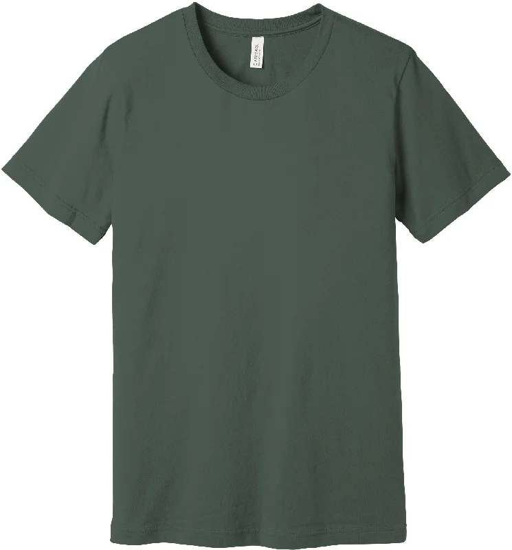 Men's Shirts with Animal PrintsBELLA+CANVAS Unisex Jersey Short Sleeve Tee - Military Green Men's Shirts with Animal PrintsBELLA+CANVAS Unisex Jersey Short Sleeve Tee - Military Green