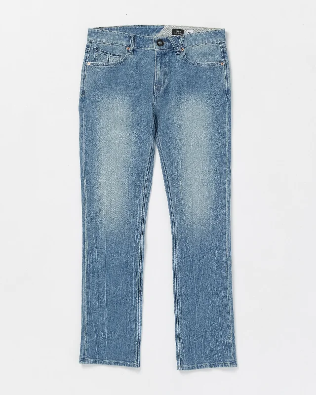 Men's Jeans with a Destroyed LookVorta Slim Fit Jeans - Blue Bird