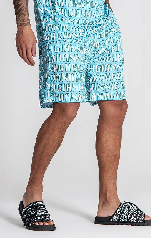 Men's Party Pants for a Fun Night OutBlue Paradiso Shorts