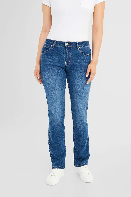 Men's Jeans Made in USAJeans taille régulière 5 poches à jambe droite - Femme