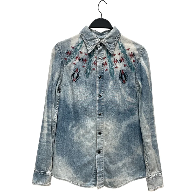 Latest Men's Jeans TrendsKAPITAL/Shirt/XS/Denim/BLU/All Over Print/