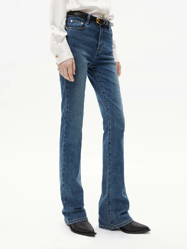 XL Men's JeansFlared High Waist Jeans