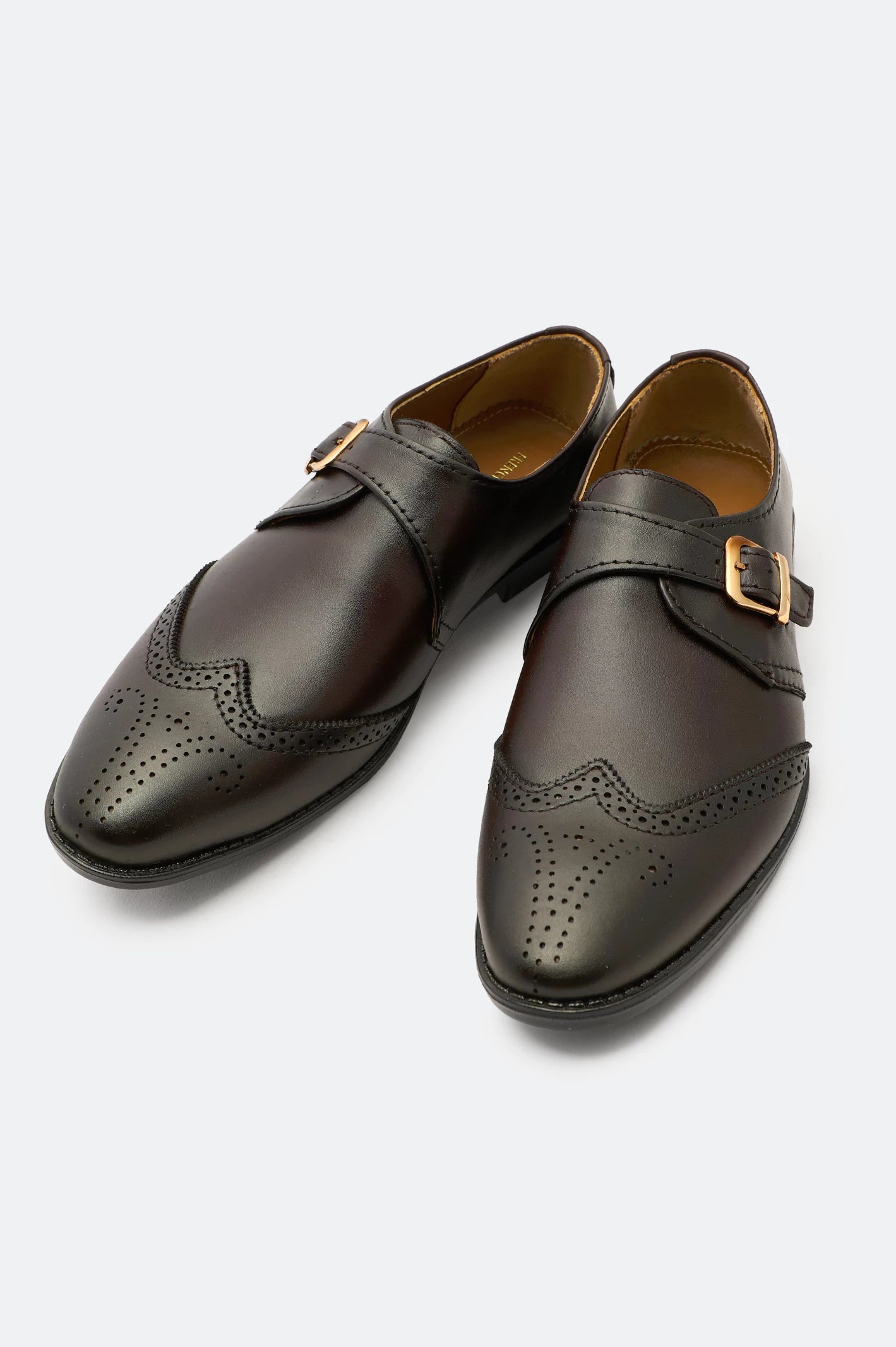 women's minimalist dressesBrown Monk Formal Shoes