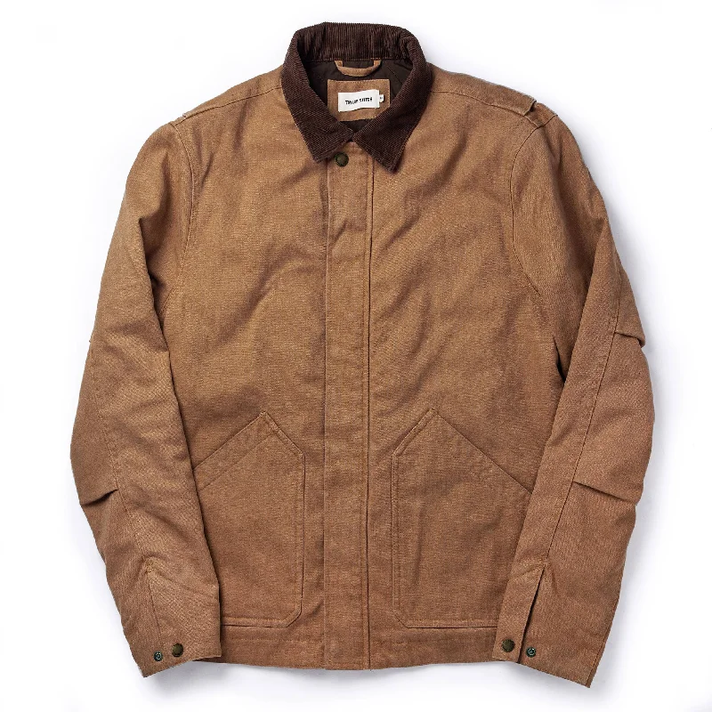 Men's Coats with Slim FitsThe Workhorse Jacket in Tobacco Boss Duck
