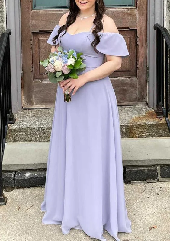 Trumpet DressWomen Off-the-Shoulder Bridesmaid Dress Long A-Line Prom Gowns Fashion Wedding Party Dress YBD032