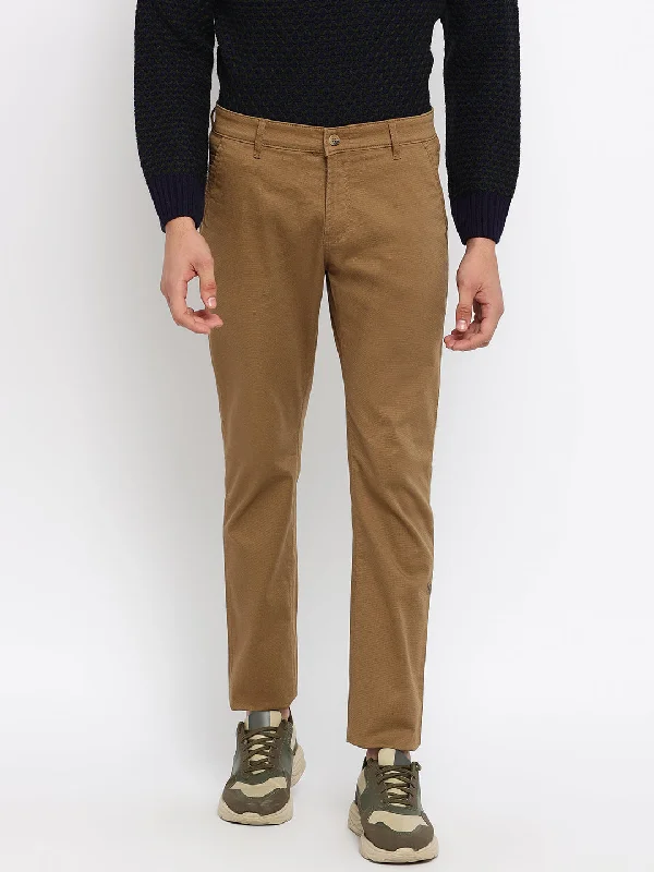 Men's Relaxed-Fit Pants for ComfortMen's Casual Flat front Khaki  Trousers