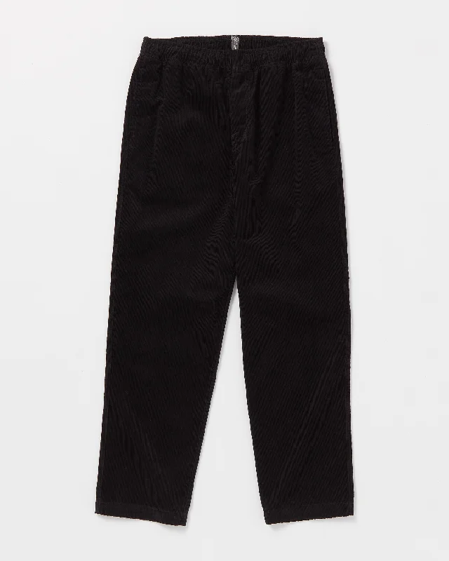 Classic Blue Men's JeansPsychstone Elastic Waist Pants - Black