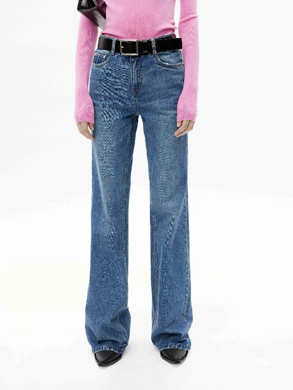 Men's Jeans in Different ColorsSlightly Flared Cotton Jeans