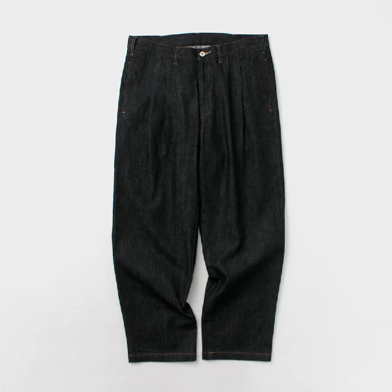 Men's Jeans with Stretch FabricILL ONE EIGHTY / Denim 2-tuck pants