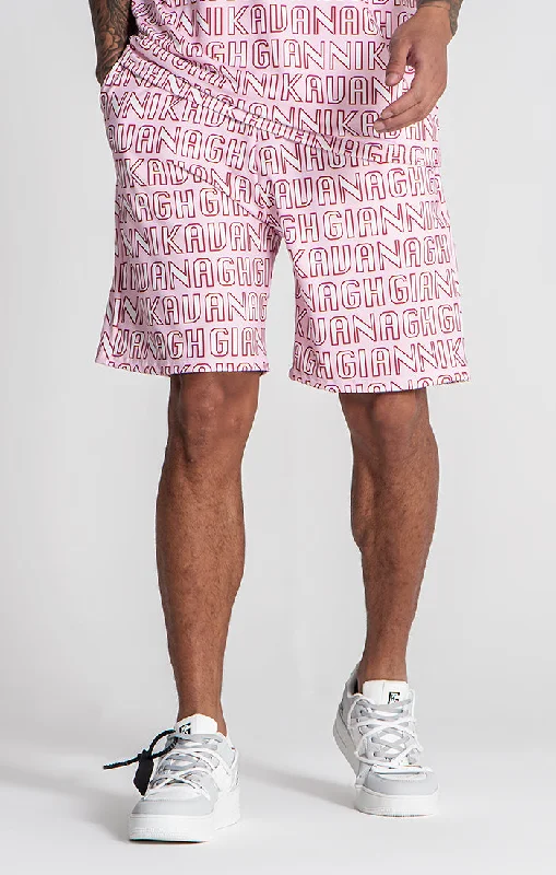Men's Pants with Reflective Stripes for SafetyPink Paradiso Shorts