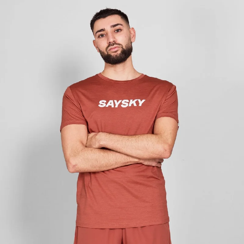 Men's Shirts with Embellished HemlinesLogo Pace T-Shirt