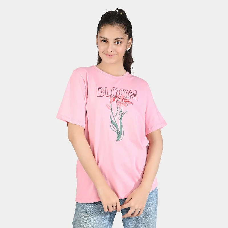 Men's Shirts with Moisture-Wicking FabricTeen Girls Cotton Jersey Tee-Bloom-Candy.Pink Men's Shirts with Moisture-Wicking FabricTeen Girls Cotton Jersey Tee-Bloom-Candy.Pink
