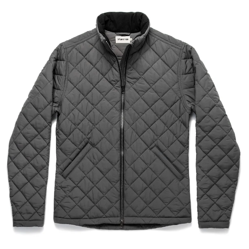 Men's Coats with Inner PocketsThe Vertical Jacket in Ash