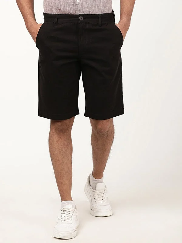 Men's Solid-Colored Pants for VersatilityMen Solid Cotton Shorts