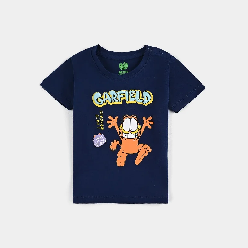 Men's Shirts with Asymmetrical HemlinesInfant Boys Cotton Jersey T-Shirt