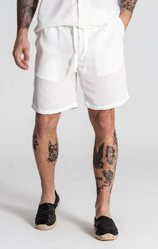 Layered Men's OverallsWhite Linen Shorts
