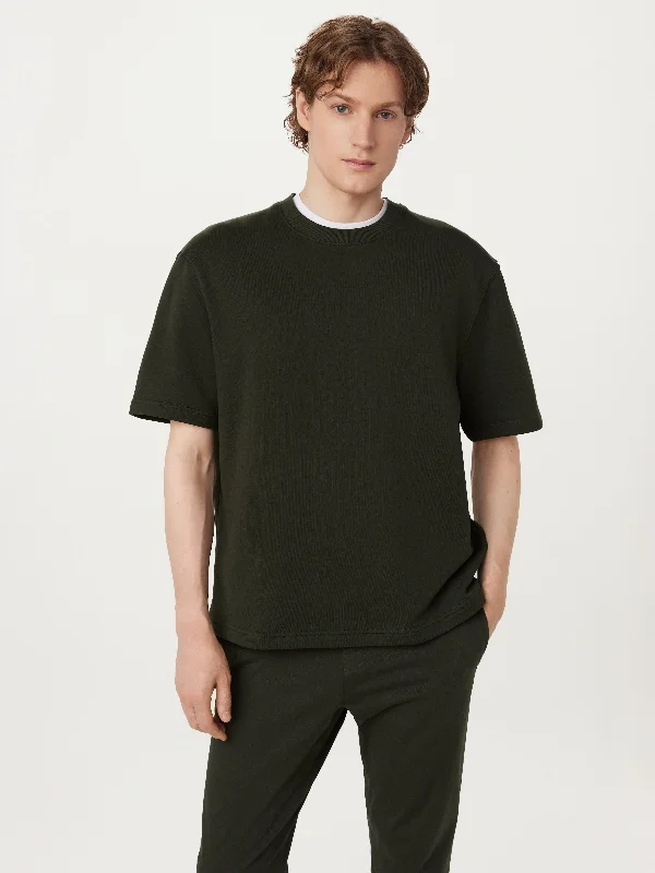 Men's Shirts with Single-Breasted DesignsThe French Terry T-Shirt in Rosin
