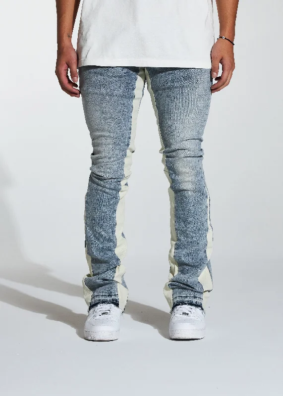 Everyday Casual Men's JeansArch Stacked Flare Denim (Stone)