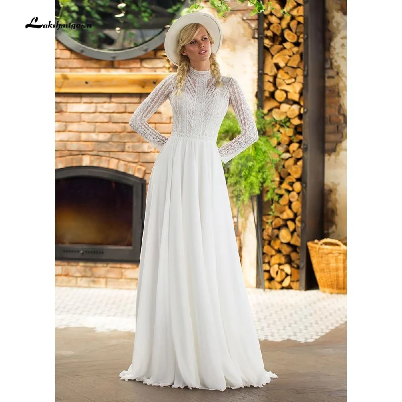 women's breathable dressesRoycebridal Long Sleeve Chiffon Lace Beach Elegant Wedding Dresses women's breathable dressesRoycebridal Long Sleeve Chiffon Lace Beach Elegant Wedding Dresses