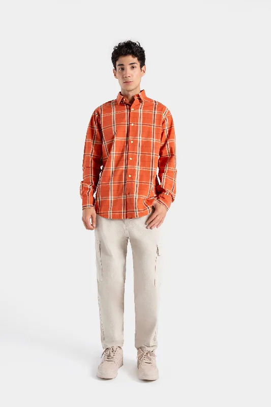 Men's Travel Shirts for Easy PackingCheckered Shirt