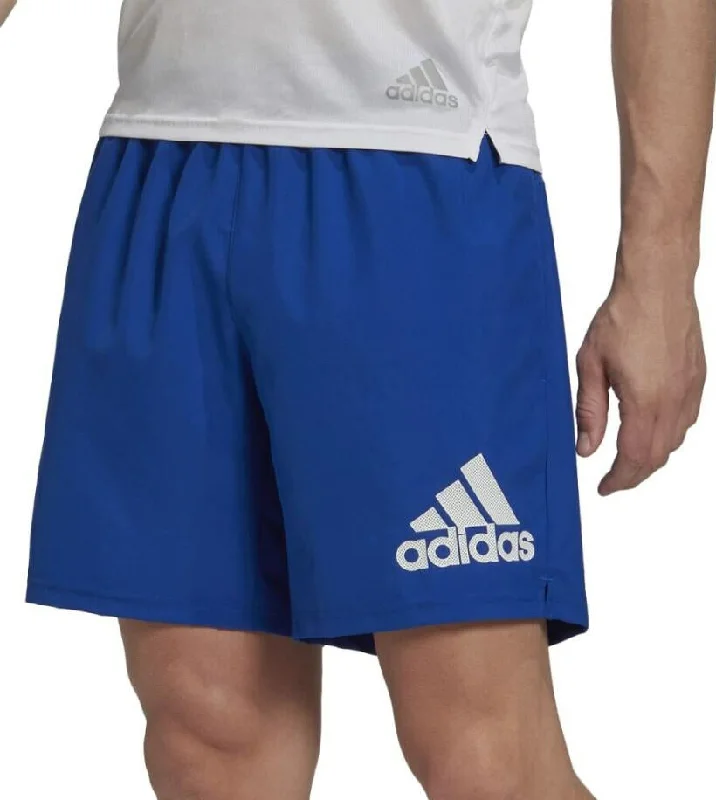 Men's Pants with Hidden Buttonsadidas Run It 5 Inch Mens Running Shorts - Blue
