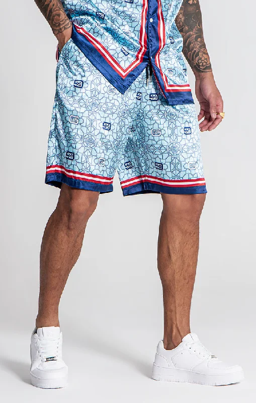 Men's Pants with Cargo PocketsBlue Romeos Shorts