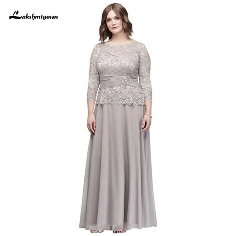 women's plus-size dressesPlus Size Glitter Lace Mother Of The Bride Dresses