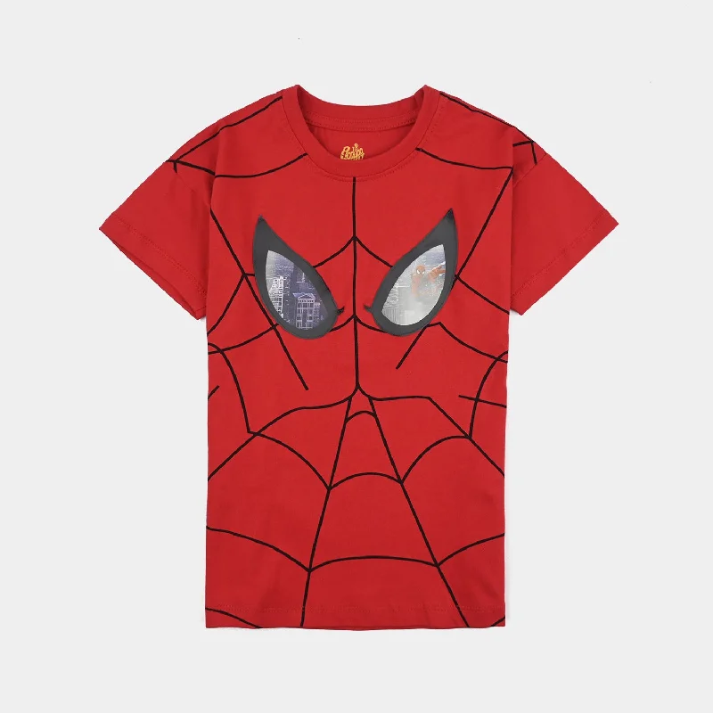 Men's Long-Sleeved ShirtsBoys Cotton Jersey T-Shirt H/S-HR.Red