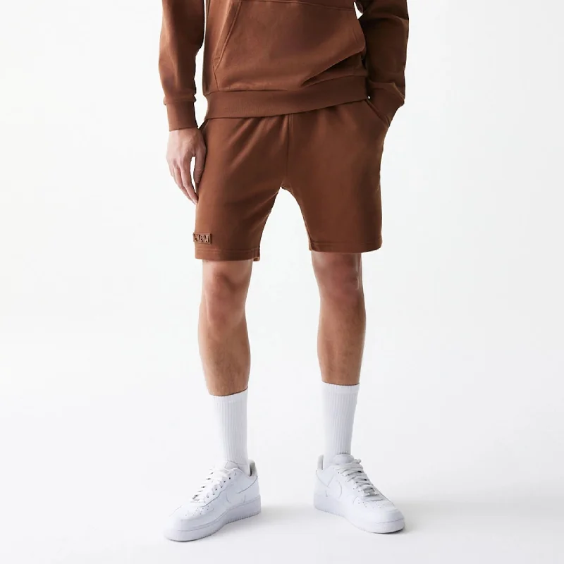 Men's Pants with Hidden PocketsNew Era Tonal Brown Shorts