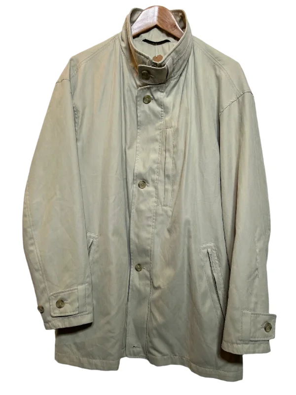 Elegant Men's Wool CoatsPierre Cardin Mens Cream Jacket (Size XL)