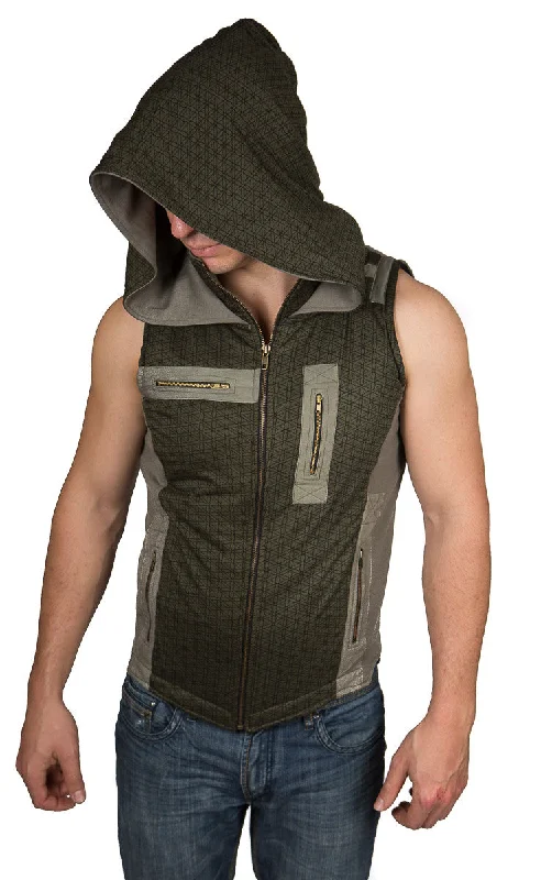High-Quality Men's Duffle CoatsGeo Alien Vest