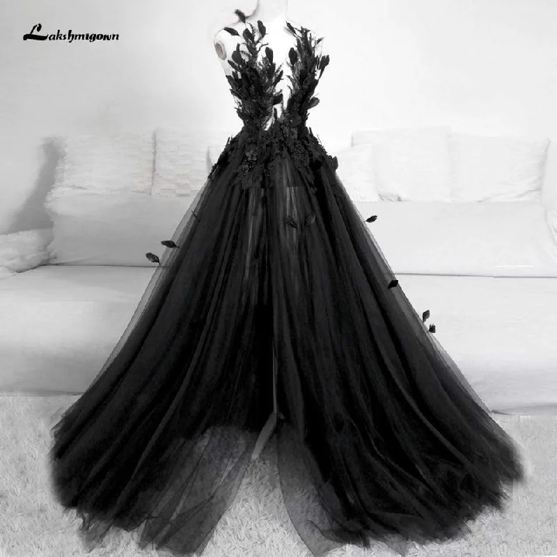 women's off-the-shoulder dressesRoycebridal Lakshmigown Classic Black Feather Wedding Dress 2024 Princess Birthday Dress for Women Luxury Bridal Wedding Gowns Real Picture women's off-the-shoulder dressesRoycebridal Lakshmigown Classic Black Feather Wedding Dress 2024 Princess Birthday Dress for Women Luxury Bridal Wedding Gowns Real Picture