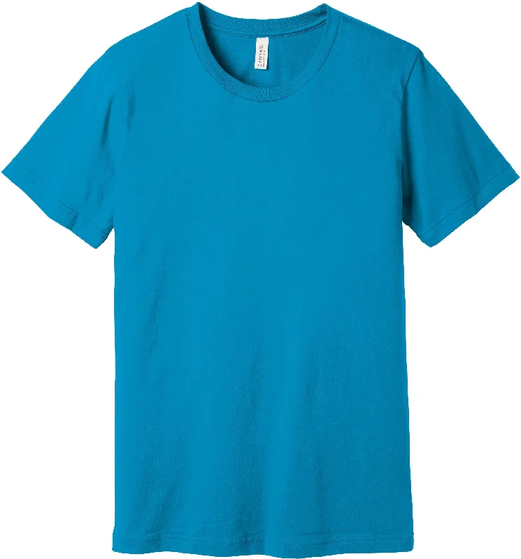 Classic Men's Button-Up ShirtsBELLA+CANVAS Unisex Jersey Short Sleeve Tee - Aqua