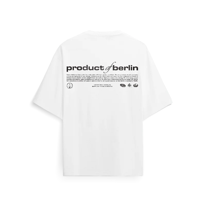 Men's Long-Sleeved ShirtsPRODUCT OF BERLIN T-SHIRT - WHITE