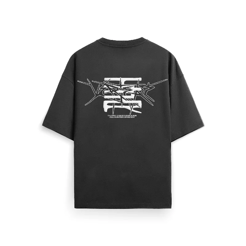 Men's Shirts with Bow TiesTHE THIRD ROOM X VERTERE BERLIN SPIKES T-SHIRT - WASHED BLACK Men's Shirts with Bow TiesTHE THIRD ROOM X VERTERE BERLIN SPIKES T-SHIRT - WASHED BLACK