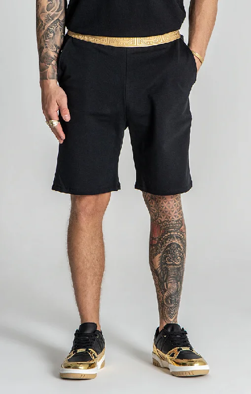 Men's Pants with Water-Resistant FabricBlack (Un)Balance Shorts
