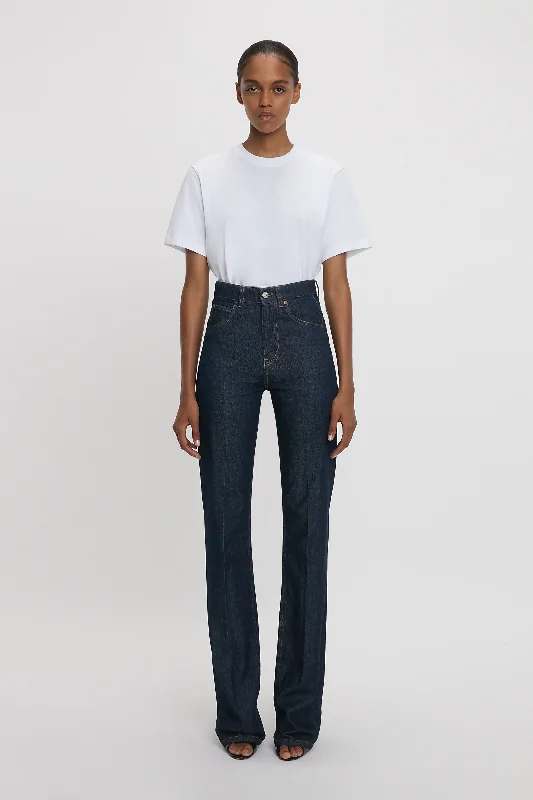 Hipster Men's JeansJulia High Waisted Jean In Indigo Rinse