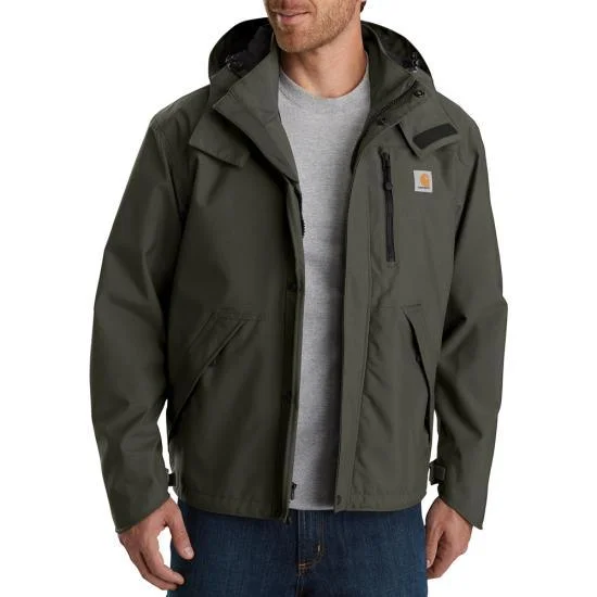 Men's Coats with Embroidered DetailsStorm Defender Loose Fit Heavyweight Jacket - Olive Men's Coats with Embroidered DetailsStorm Defender Loose Fit Heavyweight Jacket - Olive