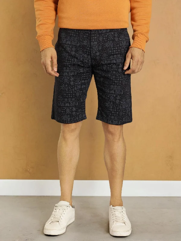 Men's Relaxed-Fit Pants for ComfortMen Printed Cotton Shorts