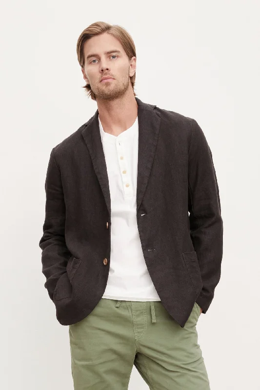 Men's Coats with Wind-Resistant FabricJOSHUA LINEN BLAZER