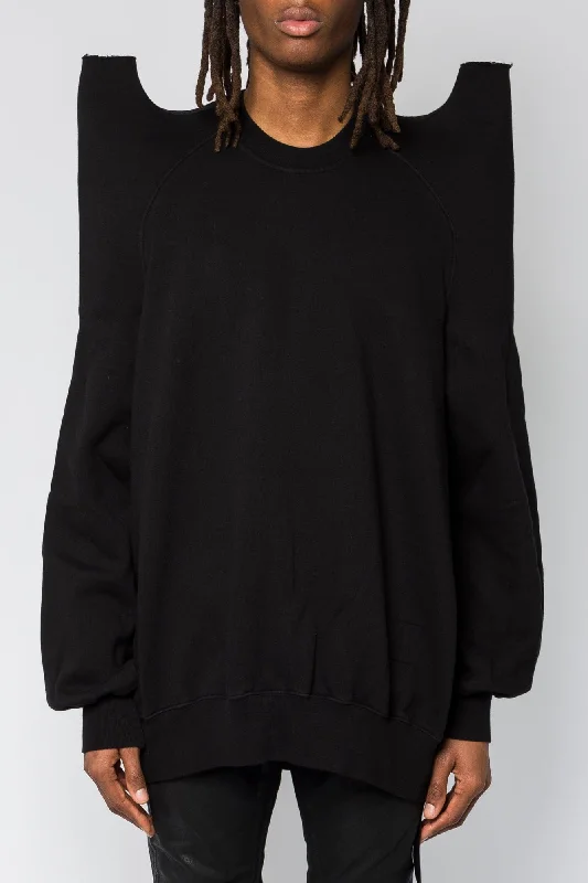 Men's Pants with SuspendersRick Owens DRKSHDW Tecsweat in Black SS25