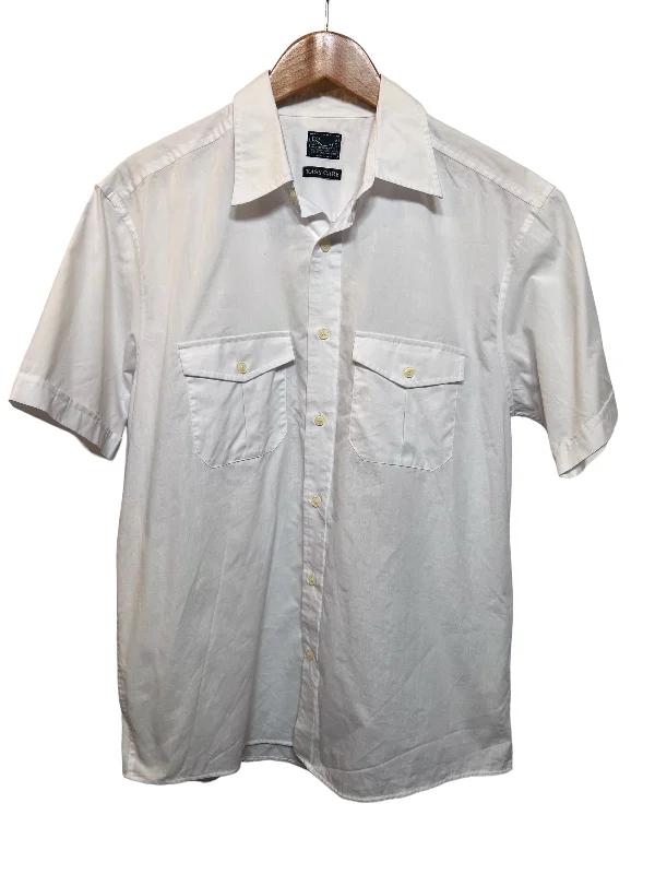 Lightweight Men's Poplin ShirtsBHS Men’s Short Sleeved White Shirt (Size XXL)